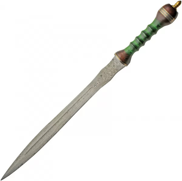 Damascus Double Edged Sword knives DM5041