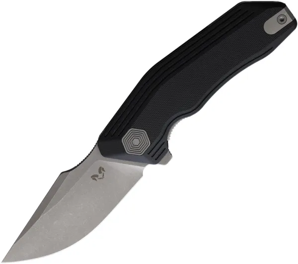 Damned Designs Basilisk Linerlock Black G10 DMN001GB