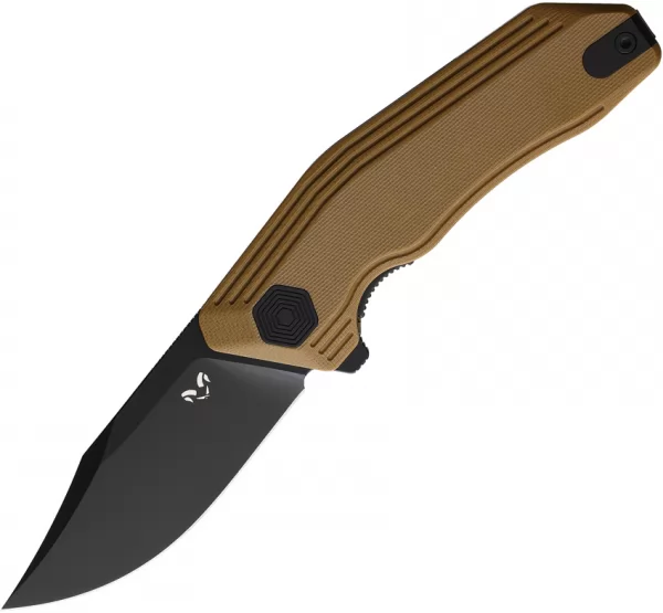 Damned Designs Cerberus Linerlock Tan G10 DMN005GT2