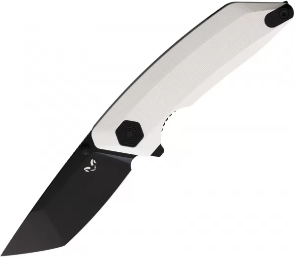 Damned Designs Chimera Linerlock White G10 DMN009GWB