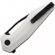 Damned Designs Brahma Linerlock White G10 DMN010GWB