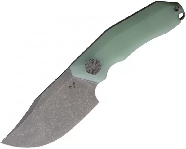 Damned Designs Cerberus Fixed Blade Jade G10 DMN012GSW