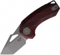 Damned Designs Oni Linerlock Blk/Red G10 - DMN014BKRD