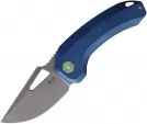 Damned Designs Djinn XL Linerlock Blue Ti - DMN015XLTBL2