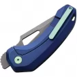Damned Designs Djinn XL Linerlock Blue Ti DMN015XLTBL