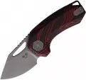Damned Designs Anzu Linerlock Blk/Red G10 - DMN016BKRD