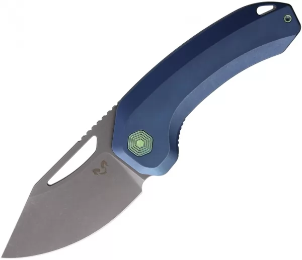Damned Designs Anzu XL Linerlock Blue Ti DMN016XLTBL2