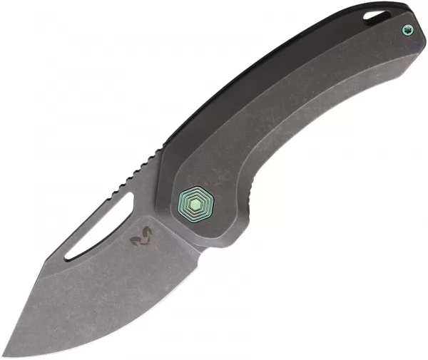 Damned Designs Anzu XL Linerlock Gray Ti DMN016XLTSW