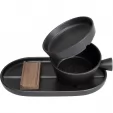 Dovo Shave Bowl Set- Pitch Dark DOV6340582