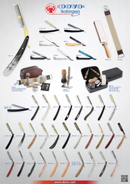 Dovo Straight Razors Poster 2018 DOVP2018