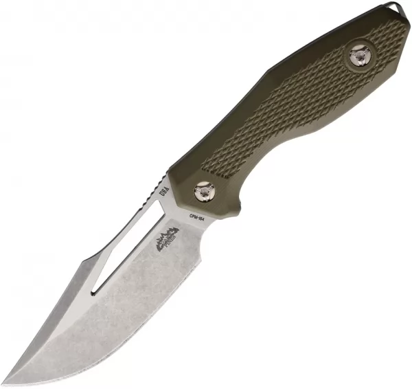 Dark Pines Widow Maker Green Micarta DPK002