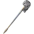 Darrel Ralph Custom Skull Push Rod DR005