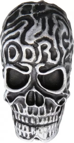  Sculpted Metal Skull DR014