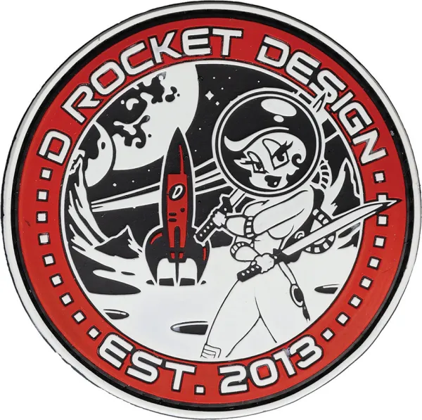 D Rocket Designs Rocket Girl Patch DRDPATCH