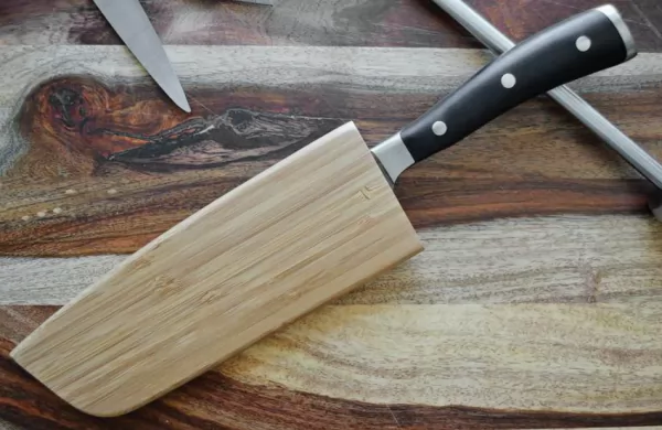 Dragon by Apogee Magnetic Bamboo Santoku Sheath DRG00816