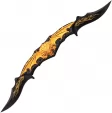Dark Side Dual Blade Linerlock A/O Gold - DSA037GD