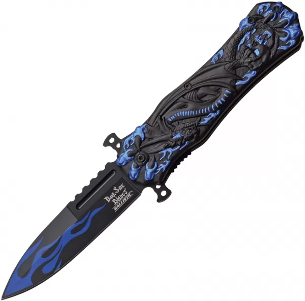 Dark Side Dragon Linerlock A-O Blue DSA049BL