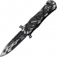 Dark Side Dragon Linerlock A/O Silver - DSA049SL