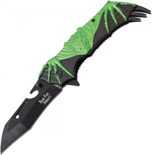 Dark Side Bat Linerlock A-O Green DSA066GN