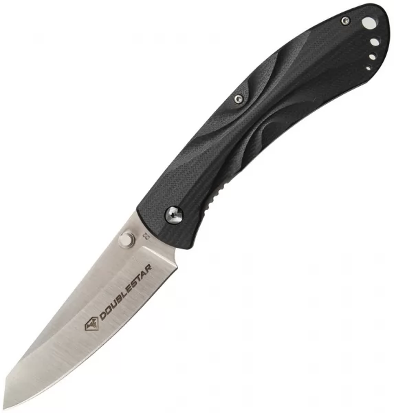 Double Star Brimstone Linerlock Satin DSKI100BLKSA