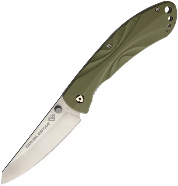 Double Star Brimstone Linerlock OD Green DSKI100ODSA