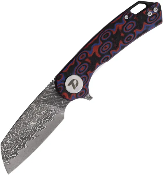 Dreamtech Linerlock Damascus Red DTK3599MRD