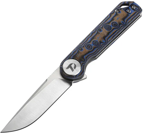 Dreamtech Linerlock Micarta Blue DTK3897MBL