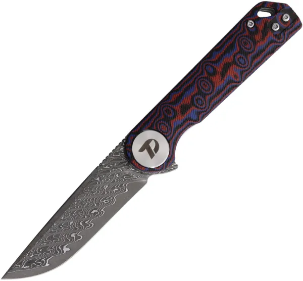 Dreamtech Linerlock Damascus Red DTK3897MRD