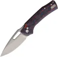 Dreamtech Linerlock Micarta Black/Red - DTK4542MR