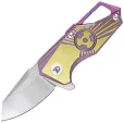 Dreamtech Framelock Ti Purple/Gold - DTK5313PG