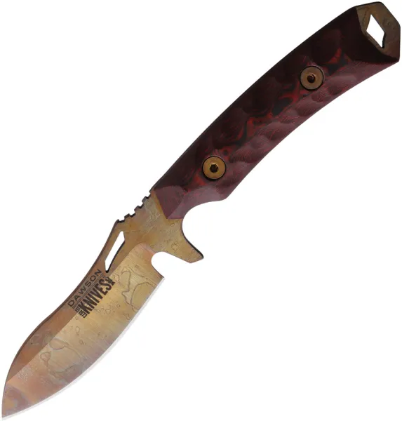 Dawson Knives Harvester Fixed Blade Blk-Red DW15909