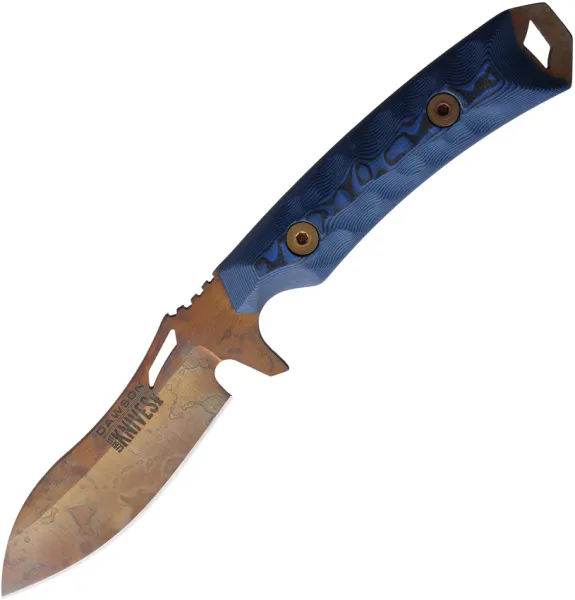 Dawson Knives Harvester Fixed Blade Blk-Blu DW16364