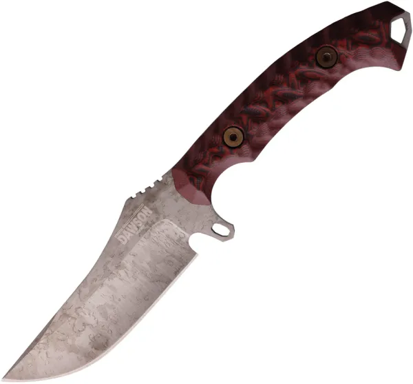 Dawson Knives Woodsman Fixed Blade Blk-Red DW41072