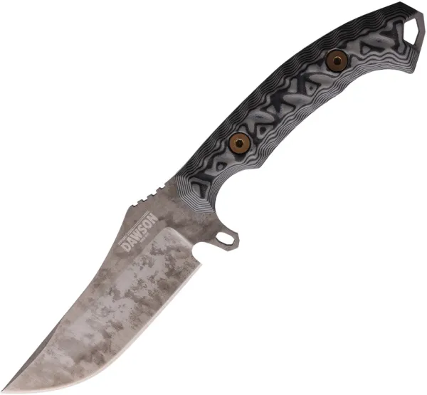 Dawson Knives Woodsman Fixed Blade Blk-Gry DW41126