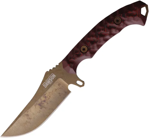 Dawson Knives Woodsman Fixed Blade Blk-Red DW41140