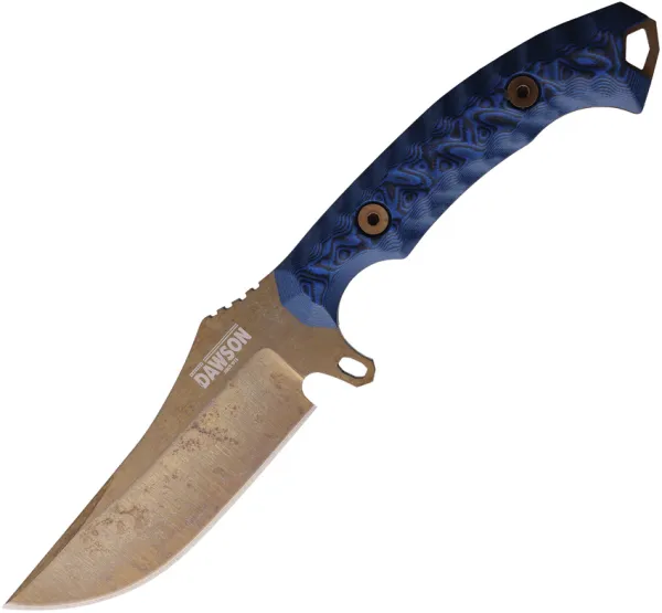 Dawson Knives Woodsman Fixed Blade Blk-Blue DW41171