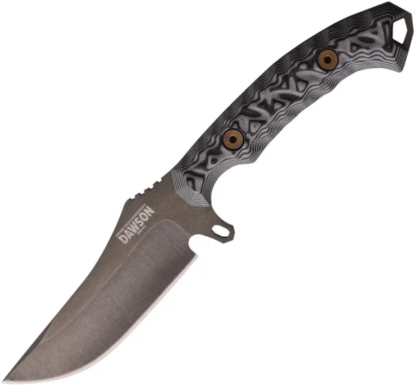 Dawson Knives Woodsman Fixed Blade Blk-Gry DW41201