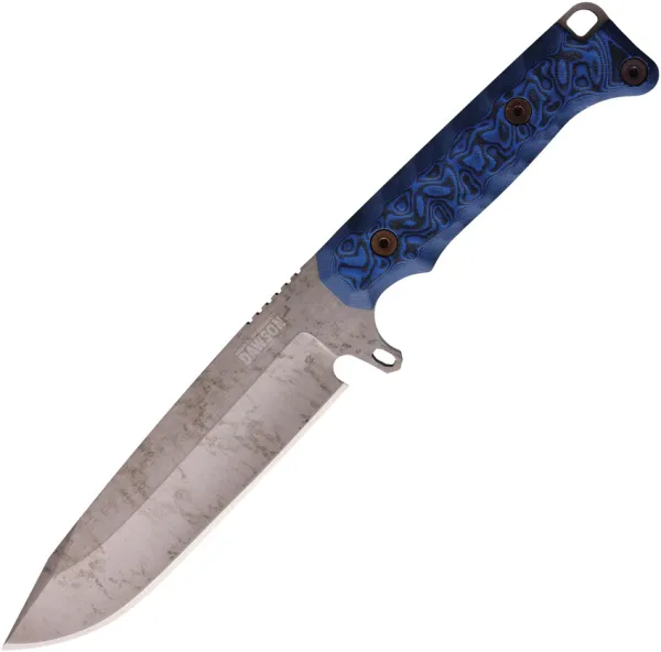 Dawson Knives Valor Fixed Blade Black-Blue DW41553