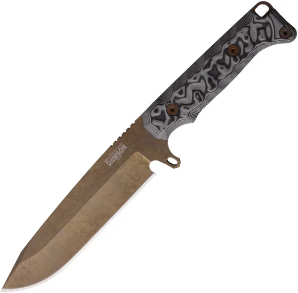Dawson Knives Valor Fixed Blade Black-Gray DW41607