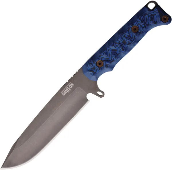 Dawson Knives Valor Fixed Blade Black-Blue DW41652