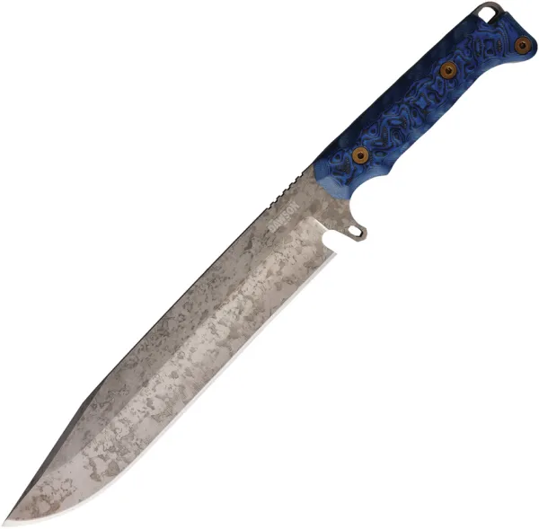 Dawson Knives Holdout Bowie Blue Black G10 DW41812