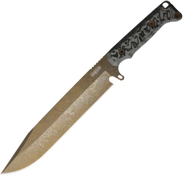 Dawson Knives Holdout Bowie Black-Gray DW41843