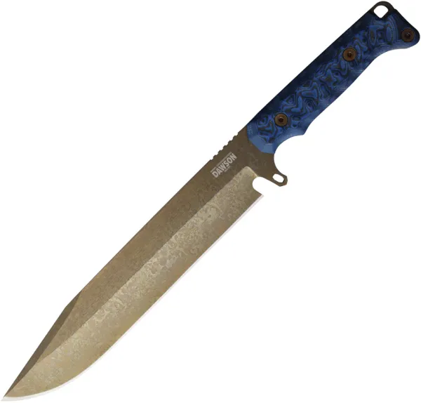Dawson Knives Holdout Bowie Black-Blue DW41850