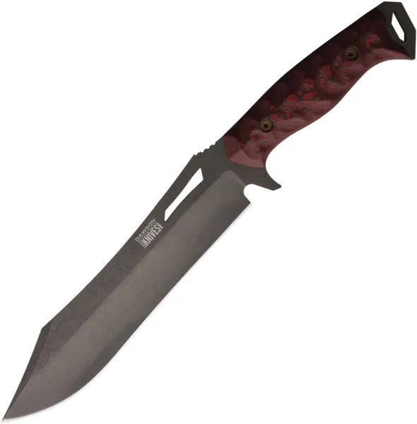 Dawson Knives Dominion Fixed Blade Blk-Red DW47599