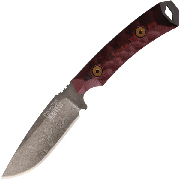 Dawson Knives Contractor Fixed Blade Blk-Red DW47773
