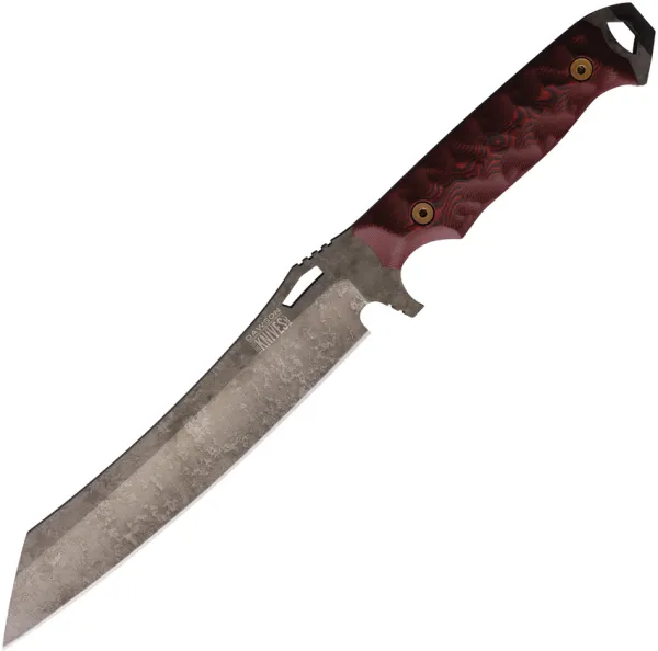 Dawson Knives Wayfinder Fixed Blade Red-Blk DW47827
