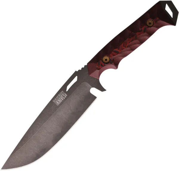 Dawson Knives Summit Fixed Blade Red-Blk DW59985