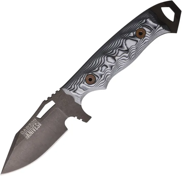 Dawson Knives Steadfast Fixed Blade Wht-Blk DW60400