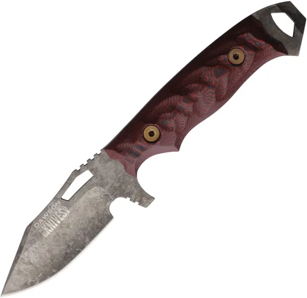 Dawson Knives Steadfast Fixed Blade Blk-Red DW60424