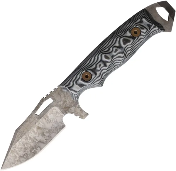 Dawson Knives Steadfast Fixed Blade Blk-Wht DW60585